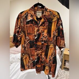 Reyn Spooner Guy Buffet Collection 100% Egyptian Cotton Size Large